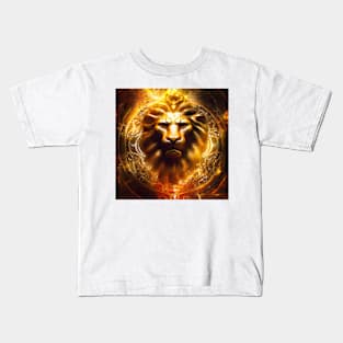 GOLDEN MYSTIC LION Kids T-Shirt